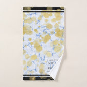 Élégant 18ème anniversaire de Mariage de porcelain (Serviette à main)