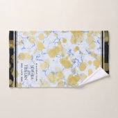 Élégant 18ème anniversaire de Mariage de porcelain (Serviette à main)