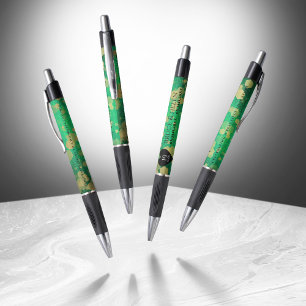 Elegant 19th Jade Wedding Jubileum Celebration Pen