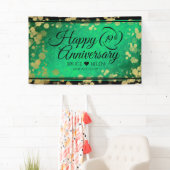 Elegant 19th Jade Wedding Jubileum Celebration Spandoek (Insitu)
