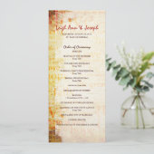 Elegant 1 Korintiërs 13 Trouwprogramma Programma (Staand voorkant)