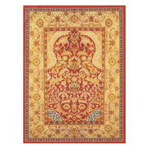 Elegant 1-Person Muslim Prayer Rug 52"x70" Tafelkleed