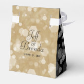 Elegant 1st Paper Wedding Jubileum Celebration Bedankdoosjes (Achterkant)