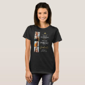 Elegant 2025 Afstuderen Foto T-shirt (Voorkant volledig)