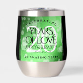 Élégant 20e anniversaire de Mariage d'émeraude (Avant)