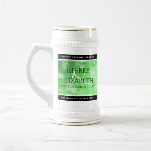 Elegant 20th 38th Emerald Wedding Jubileum Bierpul