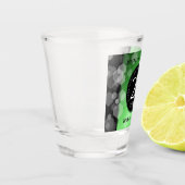 Elegant 20th Emerald Wedding Jubileum Shot Glas (Links)