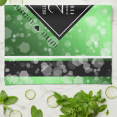 Elegant 20th Emerald Wedding Jubileum Theedoek (Gevouwen)