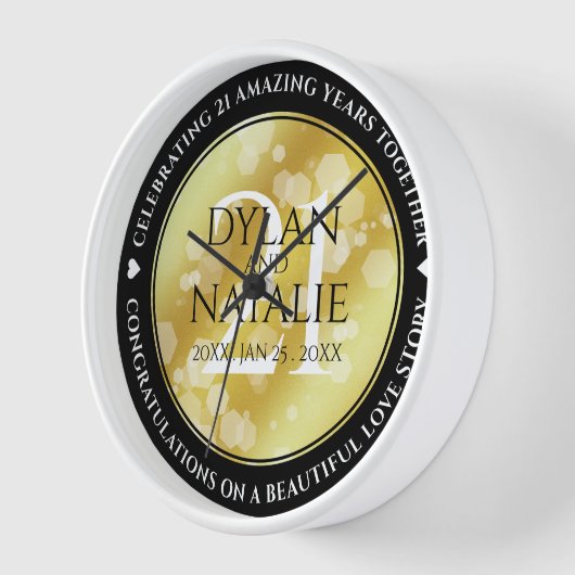 Elegant 21st Brass Wedding Jubileum Celebration (Hoek)