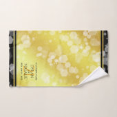 Elegant 21st Brass Wedding Jubileum Celebration Bad Handdoek (Handdoek)