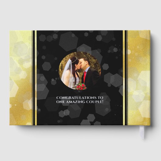 Elegant 21st Brass Wedding Jubileum Gastenboek (Achterkant)