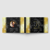 Elegant 21st Brass Wedding Jubileum Gastenboek (Volledig)