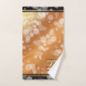 Elegant 22e Copper Wedding Jubileum Bad Handdoek (Handdoek)