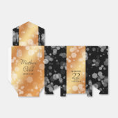 Elegant 22e Copper Wedding Jubileum Bedankdoosjes (Uitgevouwen)