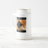 Elegant 22e Copper Wedding Jubileum Bierpul (Voorkant links)