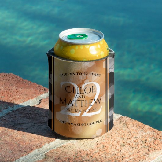 Elegant 22e Copper Wedding Jubileum Blikjeskoeler (Insitu Zwembad)