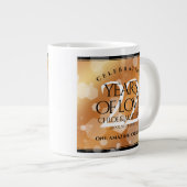 Elegant 22e Copper Wedding Jubileum Extra Grote Beker (Voorkant rechts)