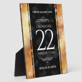 Elegant 22e Copper Wedding Jubileum Fotoplaat (Zijkant)