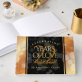 Elegant 22e Copper Wedding Jubileum Gastenboek