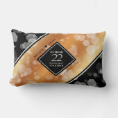 Elegant 22e Copper Wedding Jubileum Kussen (Voorkant)