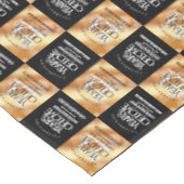 Elegant 22e Copper Wedding Jubileum Tafelkleed (Gekanteld)