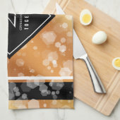 Elegant 22e Copper Wedding Jubileum Theedoek (Quarter Fold)