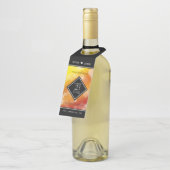 Elegant 23rd Imperial Topaz Wedding Jubileum Flessenhanger (Schuin)