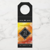 Elegant 23rd Imperial Topaz Wedding Jubileum Flessenhanger (Achterkant)