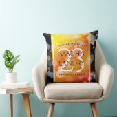 Elegant 23rd Imperial Topaz Wedding Jubileum Kussen (Stoel)