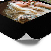 Elegant 24 Photo Collage Graduation Poster (Coin)