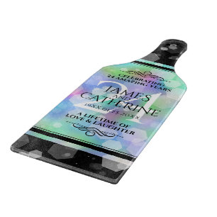 Elegant 24th Opal Wedding Jubileum Celebration Snijplank