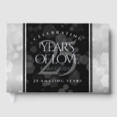 Élégant 25e anniversaire de Mariage d'argent (Recto)