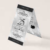 Élégant 25e anniversaire de Mariage d'argent (Back)