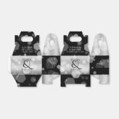 Elegant 25th Silver Wedding Jubileum Bedankdoosjes (Uitgevouwen)