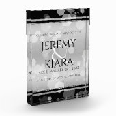 Elegant 25th Silver Wedding Jubileum Fotoblokken (Links)