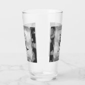 Elegant 25th Silver Wedding Jubileum Glas (Rechts)