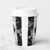 Elegant 25th Silver Wedding Jubileum Papieren Bekers (Links)