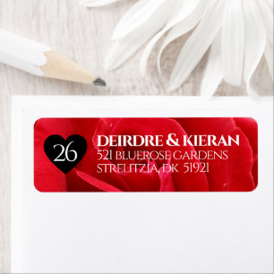 Elegant 26th Roos Wedding Jubileum Celebration Etiket