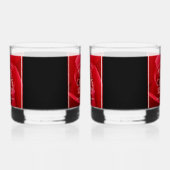 Elegant 26th Roos Wedding Jubileum Celebration Whisky Glas (Links)