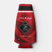 Elegant 26th Rose Wedding Anniversary Flesjeskoeler (Voorkant)