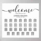 Elegant 27-tabel weddenschapenkaart poster (Voorkant)