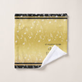 Élégant 27e anniversaire de Mariage de musique (Gant de toilette)