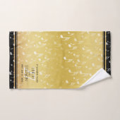 Élégant 27e anniversaire de Mariage de musique (Serviette à main)