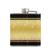 Elegant 27th Music Wedding Jubileum Celebration Heupfles (Achterkant)