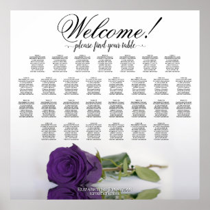 Élégant 29 Tableau Royal Purple Rose Tableau de si