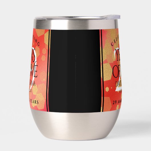 Élégant 29e anniversaire du Mariage Garnet (Gauche)