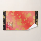 Élégant 29e anniversaire du Mariage Garnet (Serviette à main)