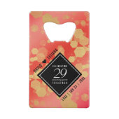 Élégant 29e anniversaire du Mariage Garnet (Dos)