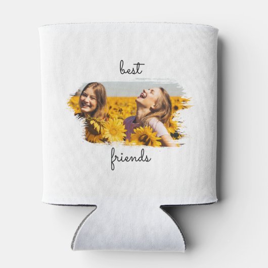 Elegant 2 BFF Beste vrienden voor altijd Blikjeskoeler (Achterkant)