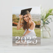 Elegant 2 de Partij van de Graduatie van de Bekled Kaart (Staand voorkant)